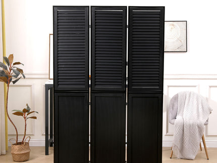 Rustic 3 Panel Room Dividers And Folding Privacy Screen