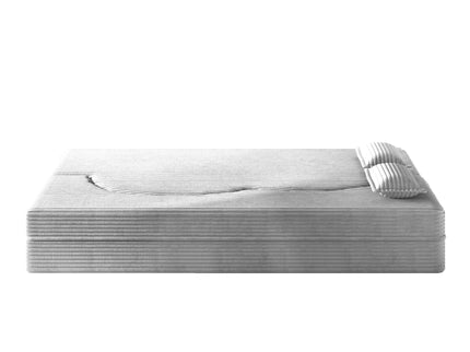 Floor Sofa With 2 Pillows, Convertible Twin Size Mattress For Living Room
