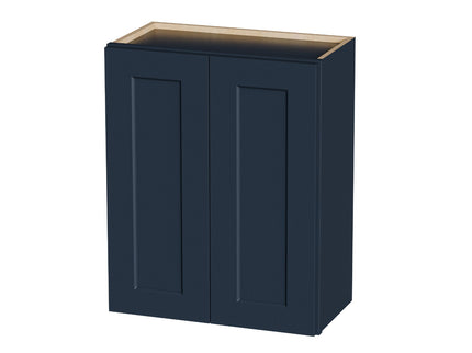 Shaker Wall Cabinet With Soft Close Hinges, Adjustable Shelves, Double Door