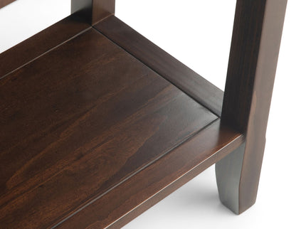 Acadian - Wide Console Sofa Table - Brunette Brown