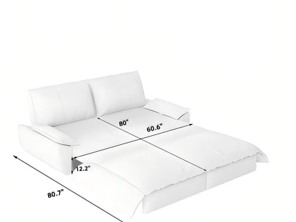 Queen Pull Out Bed, 3 In 1 Convertible Sleeper Sofa