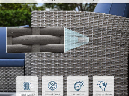 Modern Patio Set With Table And Cushions