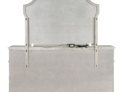 Colwood - 9 Drawer Dresser With Mirror - Silver