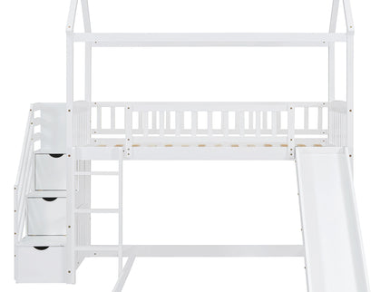 House Bunk Bed With Slide