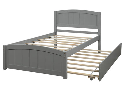 Platform Bed & Headboard, Footboard And Wood Slat Support
