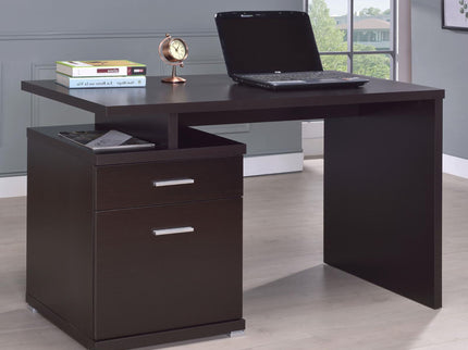 2 Drawer Reversible Office Desk With Modular Design
