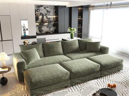 Modern Comfy Upholstered Sofa Cloud Couch & Deep Seat Couches