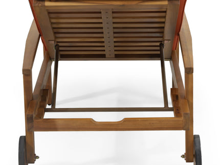 Jason - Chaise Lounge Adjustable Acacia Wood Outdoor Furniture
