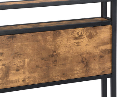Platform Bed Frame With Wooden Headboard And Footboard, USB Liner