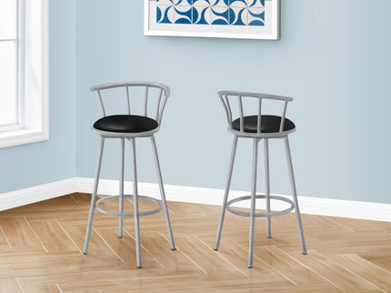 Swivel Stool Bar Height, Stylish Design Contemporary & Modern (Set of 2)