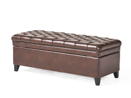 Juliana - Storage Ottoman With Birch Legs