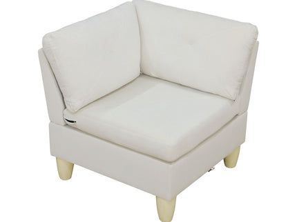 Modular L - Shaped Sectional Sofa 6 Seater 4 Piece Couch With Chaise