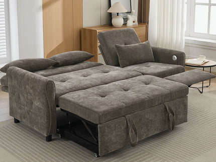 3 Seater Sofa Bed And Reversible Recliner