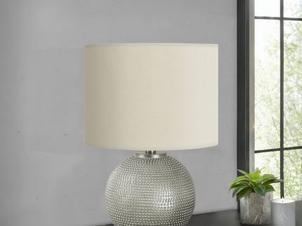 Lighting, Table Lamp, Modern - Gray / Cream