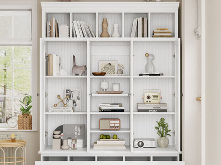 Hall Tree & Bench And 5 Storage Cubbies