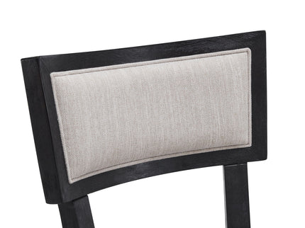 Upholstered Counter Height Bar Stools With Comfy Back (Set of 2)