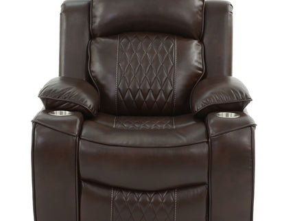 Power Motion Living Room Set With USB Port, Adjustable Headrest, Cup Holder