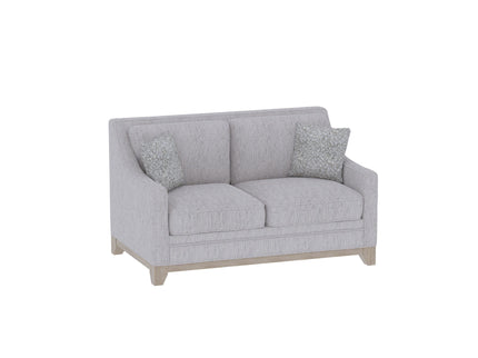 Loveseat With Casual Accent - Gray