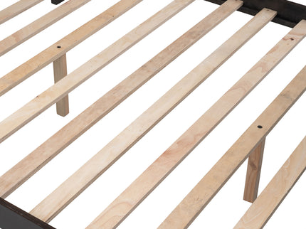 Stairway Bunk Bed With Storage And Guard Rail For Bedroom
