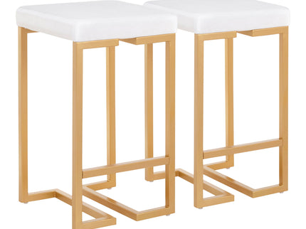 Midas - Contemporary / Glam Counter Stool (Set of 2)