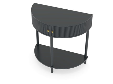 Demi Lune - Console Table With 2 Storage Drawers