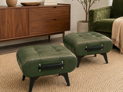 Minimalist Footstool With Hidden Storage