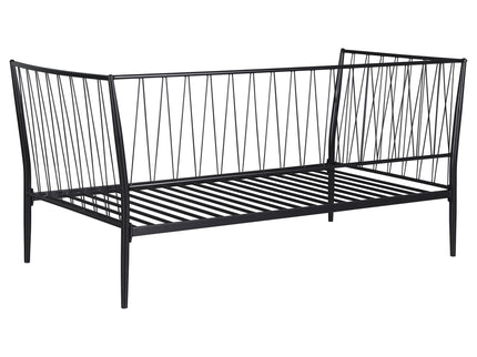 Vertigo - Twin Daybed With Slatted Support - Matte Black