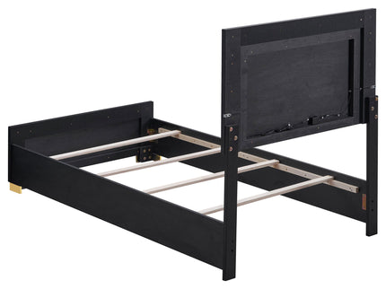 Jeremiah - LED Panel Bed With Touch Controlled Lighting