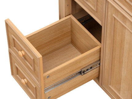 Bathroom Vanity With Sink, 3 Drawers & 2 Doors