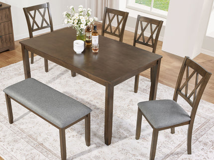 Modern Dining Set With Upholstered Chairs