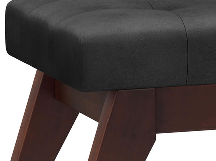 Draper - Upholstered Mid Century Tufted Ottoman Bench