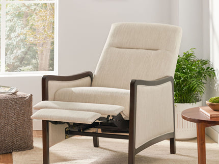 Drury - Contemporary Fabric Upholstered Pushback Recliner