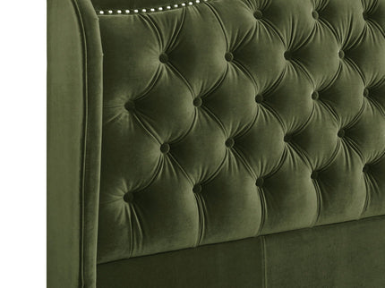 Marcella - Upholstered Shelter Headboard Bed Set