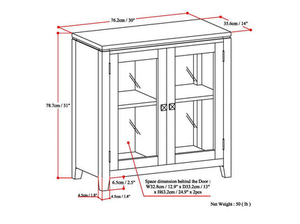 Cosmopolitan - Handcrafted Medium Storage Cabinet