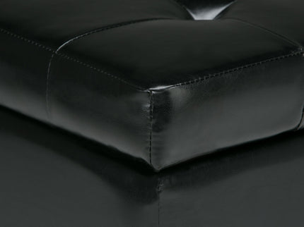 Cosmopolitan - Storage Ottoman - Midnight Black