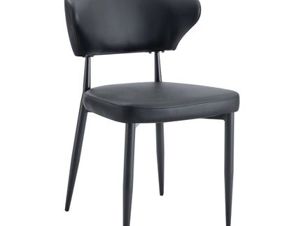 Minimalist Ergonomic Dining Chair With Curved Backres (Set of 4)