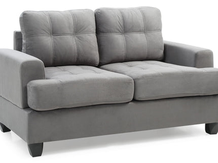Stylish Transitional Loveseat For Two