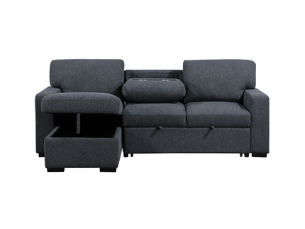 Terrence - Pull Out Sofa Bed - Dark Gray