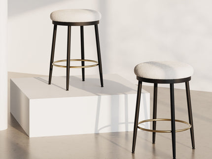 Stylish Design Counter Stools (Set of 2)