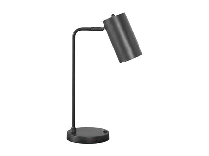 Lighting, Table Lamp, USB Port Included, Modern - Gray