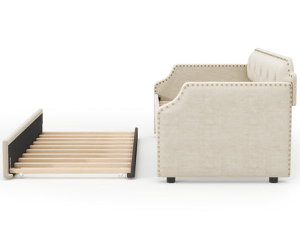 Upholstered Daybed With Trundle