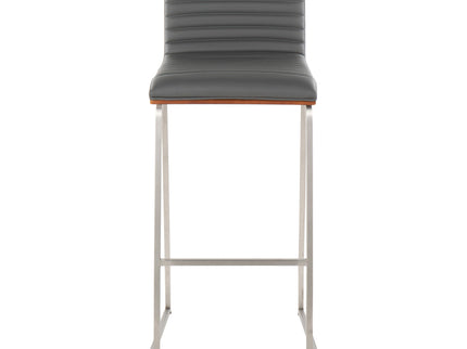 Mason Mara - Contemporary Fixed Height Barstool (Set of 2)