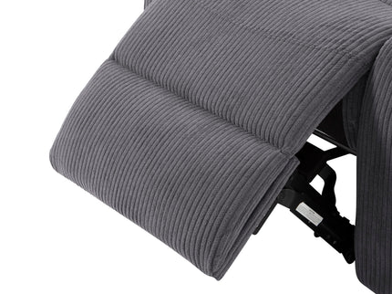 Adjustable Manual Recliner, Ergonomic Lounge Chair With Phone Holder And 2 Cup Holders