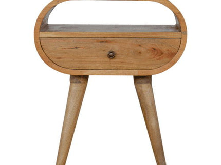 Circular Open Bedside Nightstand