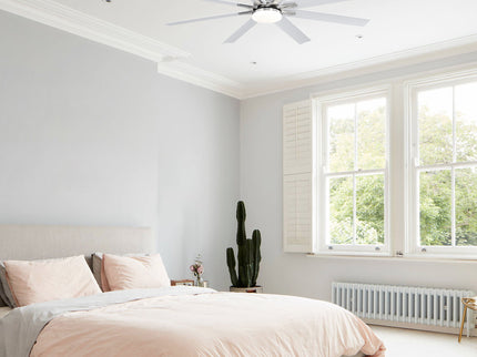 Ceiling Fan With Dimmable LED Light, 8 Blades, Reversible DC Motor, Remote Control
