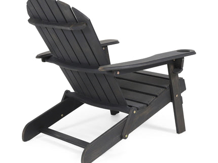 Zenithia - Outdoor Foldable Adirondack Chair With 2 Cup Holders
