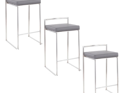 Fuji - Elegant Design Contemporary Stackable Counter Stool