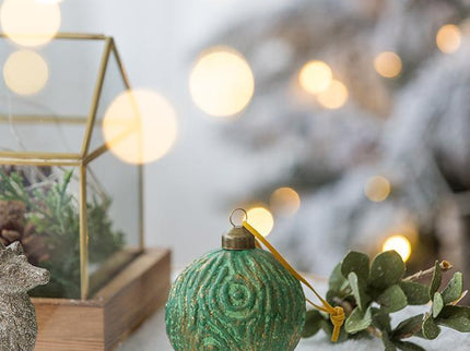 Christmas Ball Glass Decorative Hanging Ball Christmas Tree Ornaments For Holiday Party Decorations