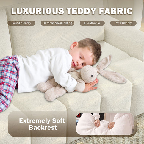 4 Seater Modern Couch With Seats Storage