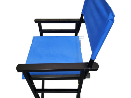 Folding Chair Wooden Director Chair Canvas Folding Chair Folding Chair (Set of 2) - Blue